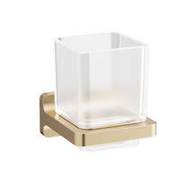 Crosswater Rotar Wall Mounted Tumbler & Holder (Brushed Brass).