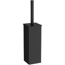 Crosswater Rotar Wall Mounted Toilet Brush & Holder (Matt Black).