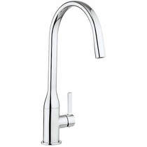 Crosswater Kitchen Taps Svelte Side Lever Kitchen Tap (Chrome).