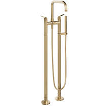 Crosswater Calix Floorstanding Bath Shower Mixer Tap (Br Brass).