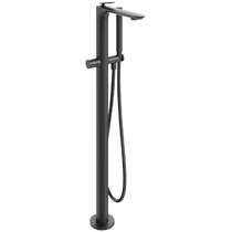 Crosswater Huck Floorstanding Bath Shower Mixer Tap (M Black).