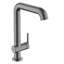 Crosswater 3ONE6 Side Lever Basin Mixer Tap (Tall. Slate).