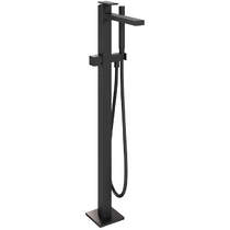 Crosswater Myron Floorstanding Bath Shower Mixer Tap (Matt Black).