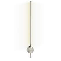 Crosswater Tranquil Wall Mounted Pillar Light (Brushed Steel).