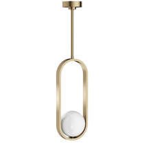 Crosswater Tranquil Pendant Light (Brushed Brass).