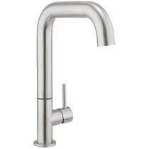Crosswater Kitchen Taps Tube Side Control Kitchen Tap (Stainless Steel).
