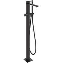Crosswater Varda Floorstanding Bath Shower Mixer Tap (M Black).