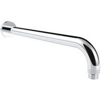 Crosswater union wall mounded shower arm 400mm (chrome).