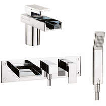 Crosswater Water Square Basin & Wall Mounted BSM Tap Pack.
