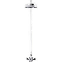 Crosswater Waldorf Thermostatic Shower Kit (1 Outlet, Chrome & White).