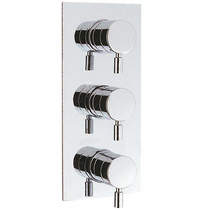 Crosswater Design Thermostatic Shower Valve With 3 Outlets & Diverter.