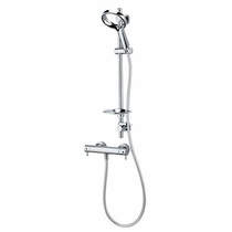 Methven Aurajet Aio Easy Fit Cool Thermostatic Bar Shower Kit (Chrome).