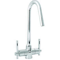 Deva Contemporary Taurus Mono Sink Mixer Tap With Swivel Spout.