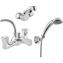 Deva Vitality Mono Basin & BSM Tap Pack (Chrome).