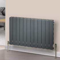 Ecoheat holborn horizontal aluminium radiator 660x407 (volcanic)