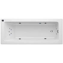 Hydracast Solarna Single Ended Whirlpool Bath With 11 Jets (1400x700mm).