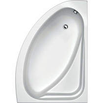 Hydrabath orlando rh corner bath & panel, 1500x1040mm.