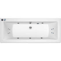 Hydrabath Solarna Double Ended Turbo Whirlpool Bath With 14 Jets (1700x700mm)