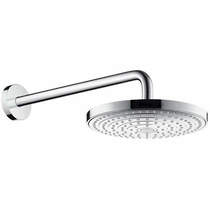 Hansgrohe Raindance Select S 240 2 Jet EcoSmart Shower Head & Wall Arm.