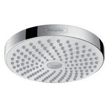 Hansgrohe Croma Select S 180 2 Jet Shower Head (180mm, White & Chrome).