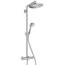 Hansgrohe Croma Select 280 Air 1 Jet Showerpipe Pack With EcoSmart.