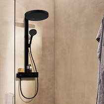 Hansgrohe Rainfinity Rainfinity Showerpipe 360 1jet with ShowerTablet 350 (M Black)