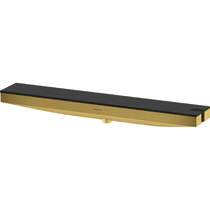 Hansgrohe Rainfinity Rainfinity Wall Outlet With Holder & Shelf (RH, Polished Gold Optic)