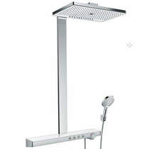 Hansgrohe rainmaker select 460 3 jet ecosmart shower (white & chrome).