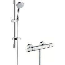 Hansgrohe ecostat combi bar shower set with 650mm slide rail kit.