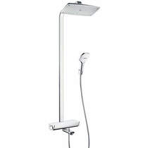 Hansgrohe Raindance Select E 360 Shower & Bath Pack (White & Chrome).