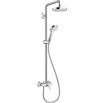 Hansgrohe Croma Select S 180 2 Jet Manual Shower Pack (White & Chrome).