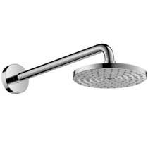 Hansgrohe Raindance S 180 Eco Shower Head & Arm (180mm, Chrome).