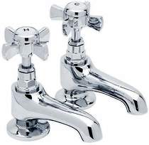 Hydra Eton Bath Taps (Pair, Chrome).