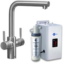 InSinkErator Hot Water Boiling Hot & Cold Water Kitchen Tap (Brushed Steel).