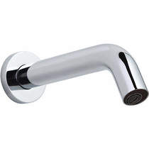 JTP Sensor 1 x Wall Mounted Sensor Basin Tap (Chrome, Mains/Battery).