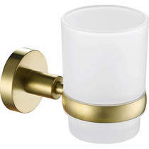 JTP Vos Tumbler & Holder (Brushed Brass).