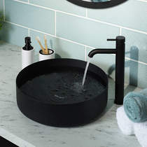 JTP Vos Round Counter Top Basin (360mm, Matt Black).