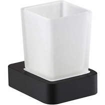 JTP Hix Square Tumbler & Holder (Matt Black).