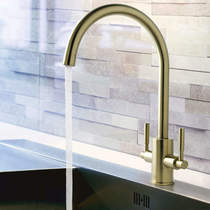 JTp kitchen newbury kitchen tap with lever handles (brushed brass).