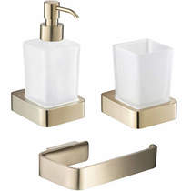 JTP Hix Bathroom Accessories Pack 5 (Brushed Brass).