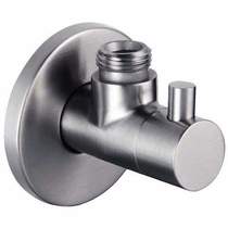 JTP Inox Shower Wall Outlet Elbow  With Stop Valve (Stainless Steel).