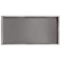 JTp inox shower niche (600x300mm, stainless steel).