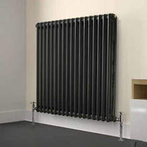 Kartell K-RAD Laser Klassic Horizontal Radiator 650x600mm (3 Col, Anthr).