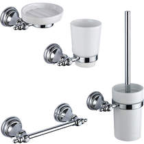 Kartell Astley Bathroom Accessories Pack 9 (Chrome).