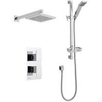 Kartell Element Shower Valve, Slide Rail Kit With Head & Arm (Option 3).