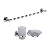 Kartell Plan Bathroom Accessories Pack 10 (Chrome).