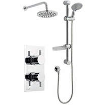 Kartell Plan Shower Valve, Slide Rail Kit With Head & Arm (Option 3).