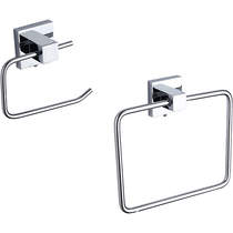 Kartell Pure Bathroom Accessories Pack 1 (Chrome).