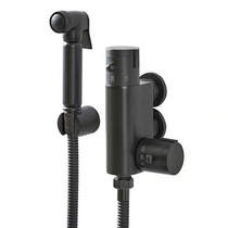 Kartell Shower Accessories Douche Kit & Thermo Valve (Black).