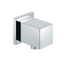 Kartell Shower Accessories Square Outlet Elbow (Chrome).